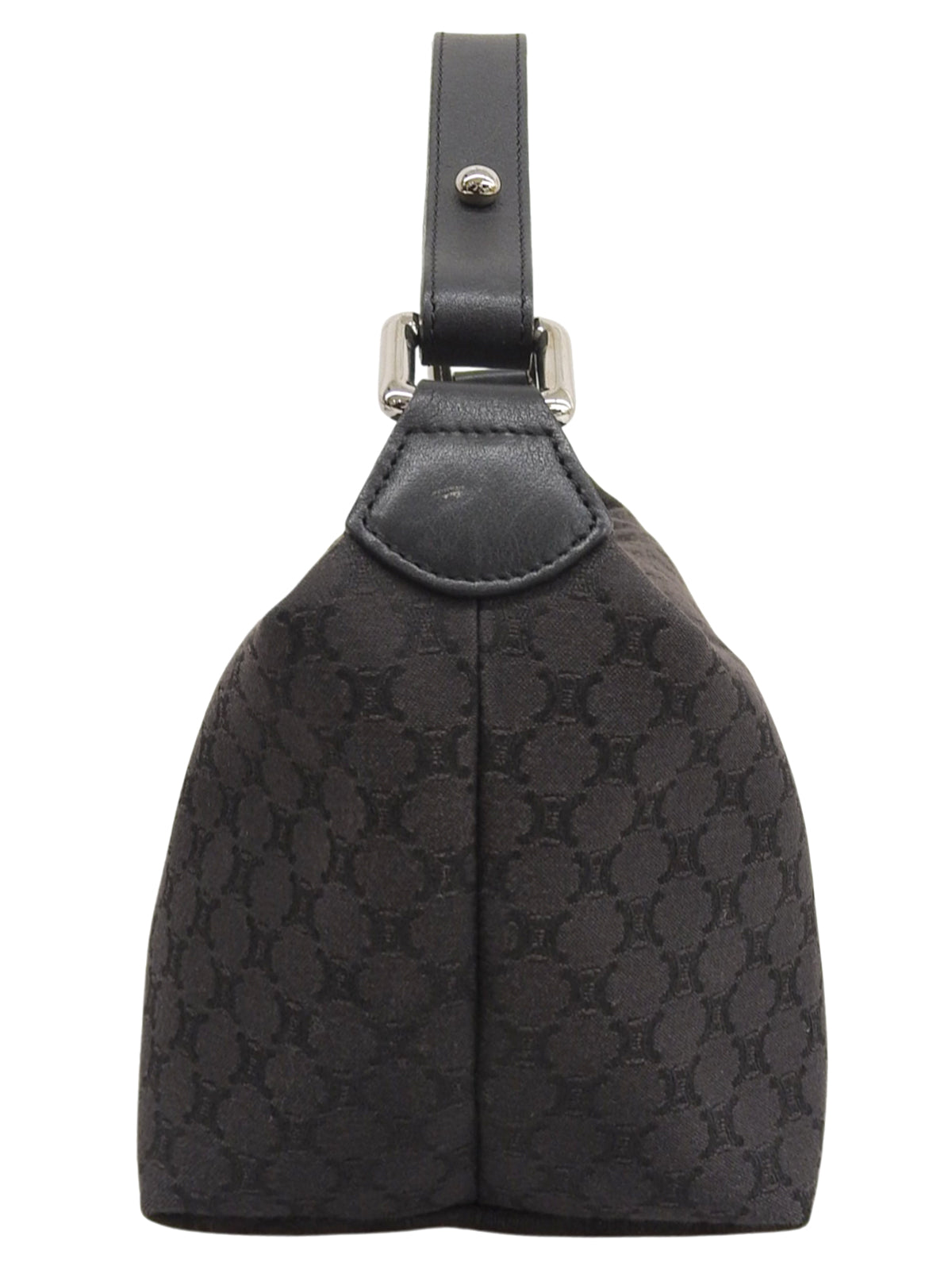 マカダムパターンミニハンドバッグ ブラック