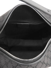 マカダムパターンミニハンドバッグ ブラック