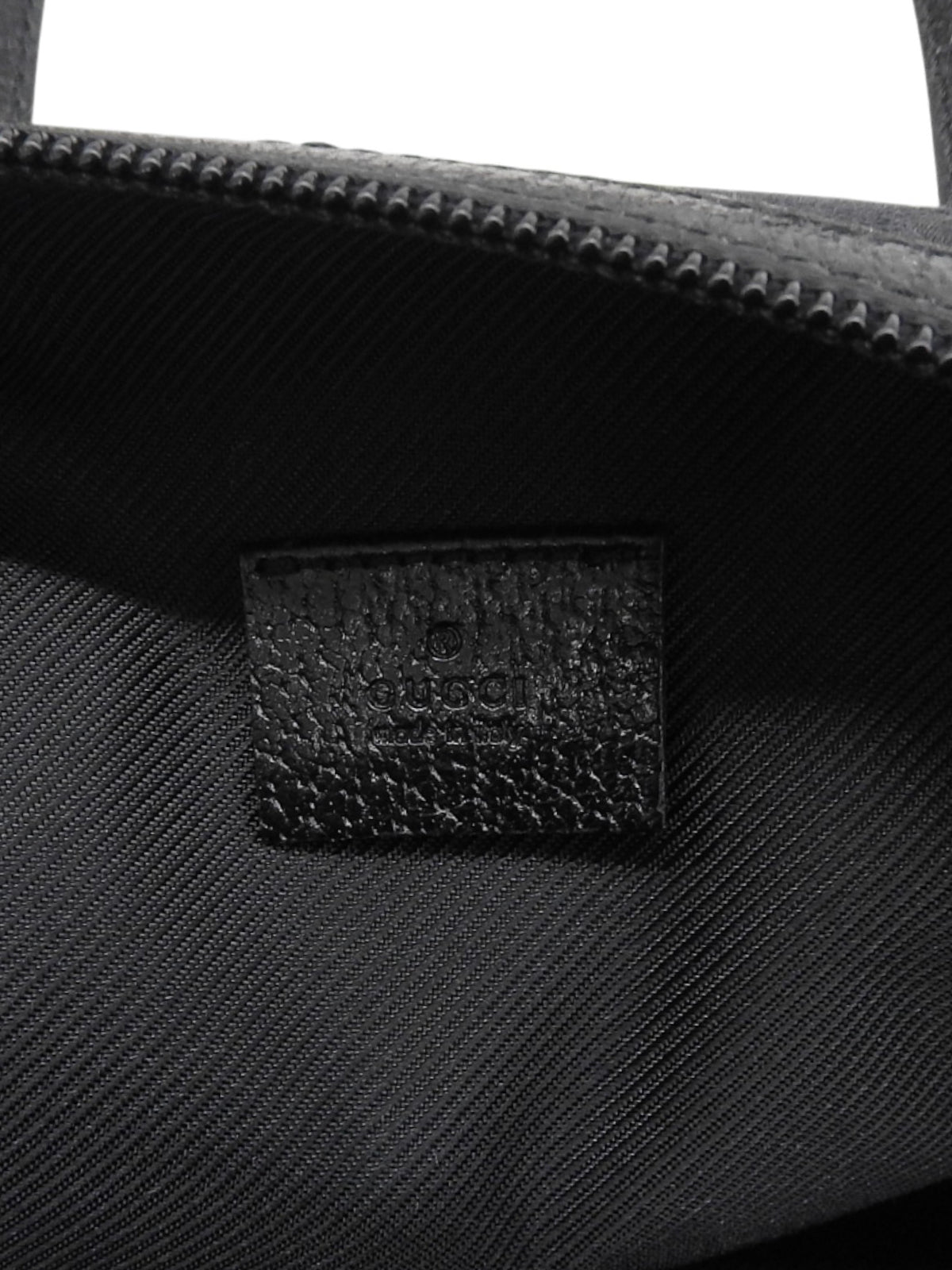 キャンバスGGパターンハンドバッグ ブラック