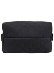 キャンバスGGパターンハンドバッグ ブラック