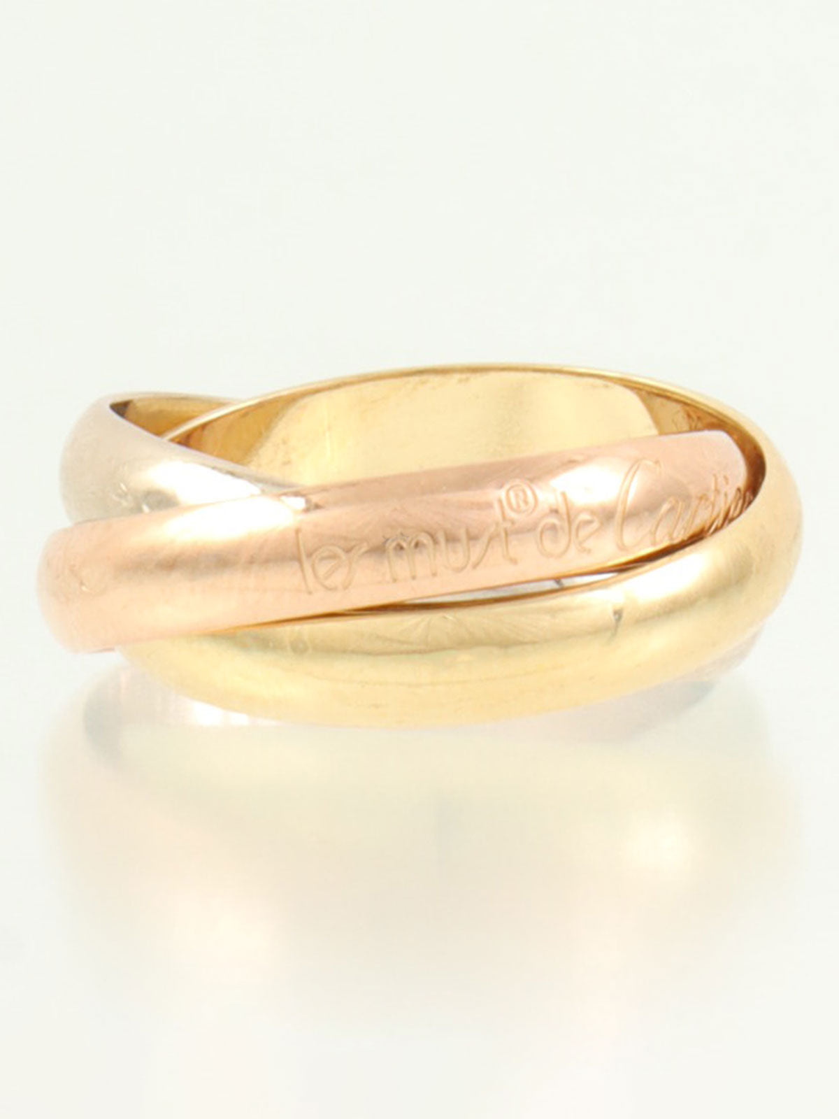 18Kトリニティリング イエローゴールド/ピンクゴールド/ホワイトゴールド