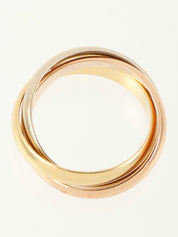 18Kトリニティリング イエローゴールド/ピンクゴールド/ホワイトゴールド