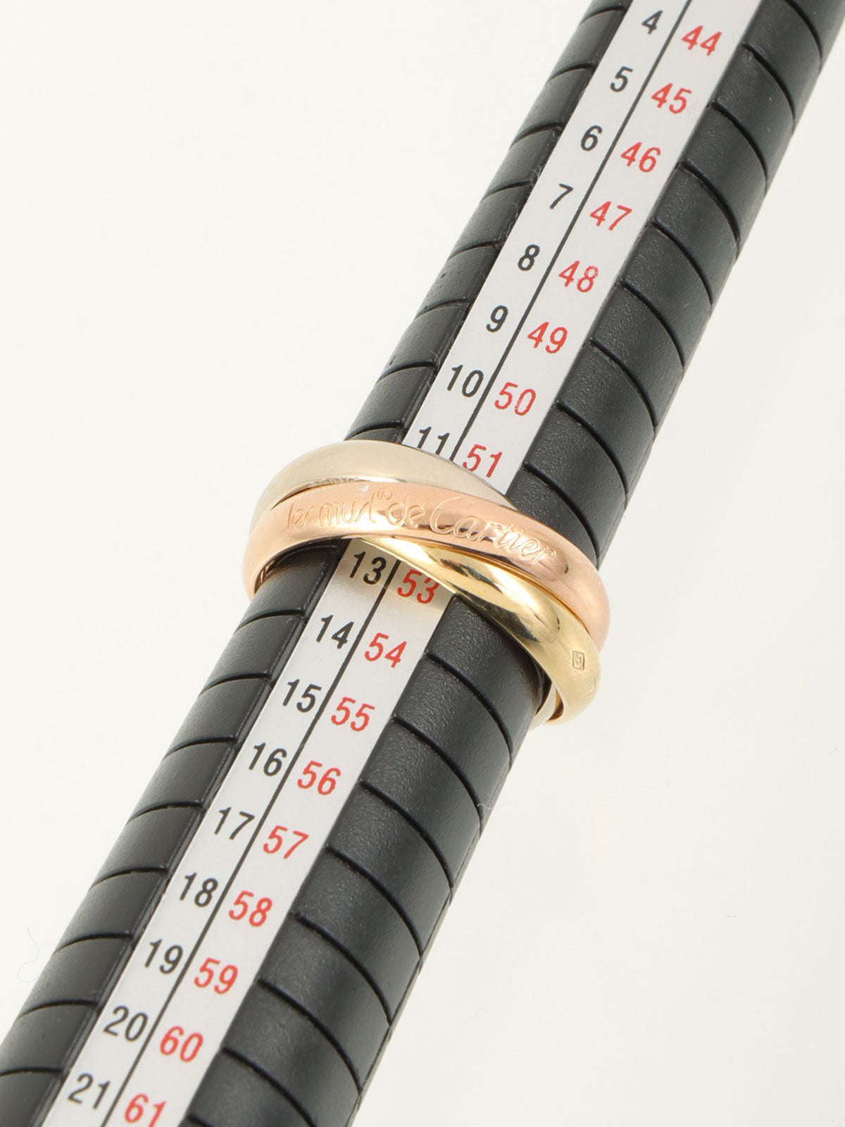 18K Trinity Ring, size 53, yellow gold/pink gold/white gold