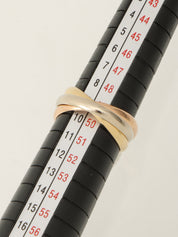 18K Trinity Ring Yellow Gold/Pink Gold/White Gold #51