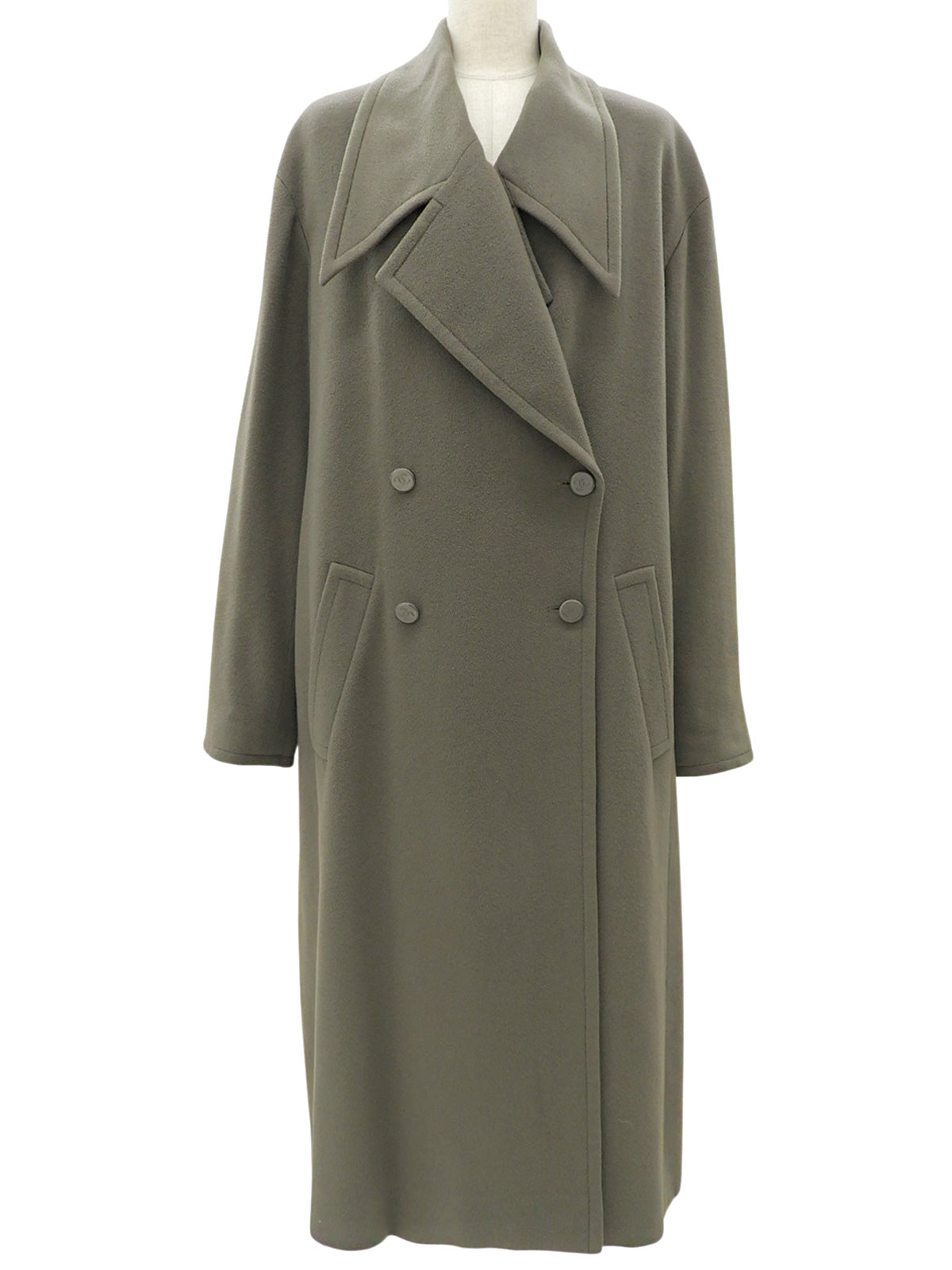 1998 CC Mark Button Long Coat #42 Khaki