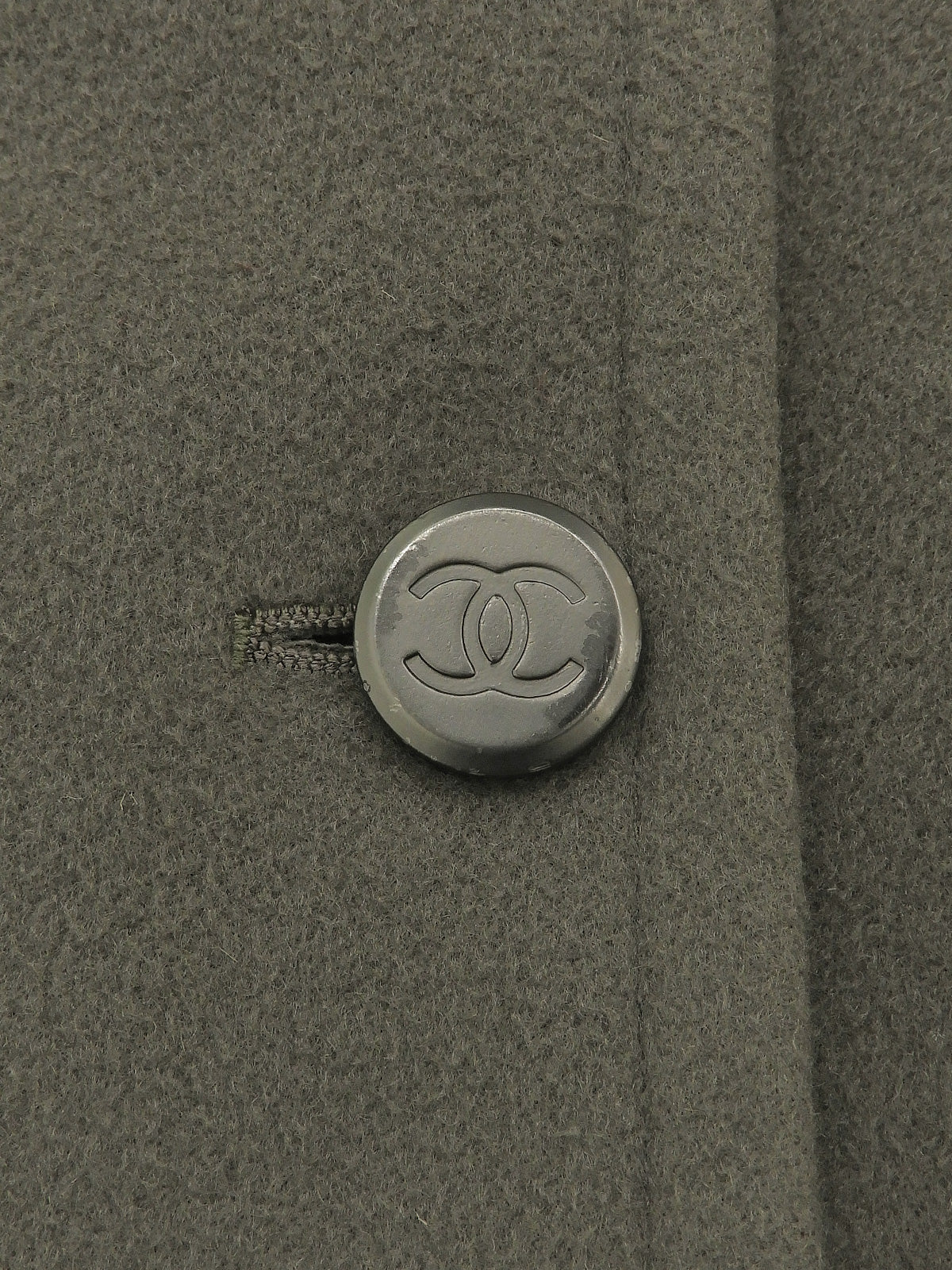 1998 CC Mark Button Long Coat #42 Khaki
