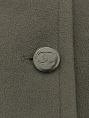 1998 CC Mark Button Long Coat #42 Khaki