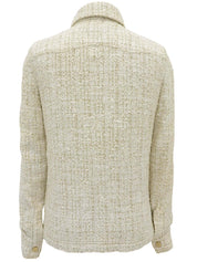 2001 Tweed CC Mark Button Jacket, Brown/Multi