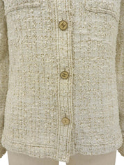 2001 Tweed CC Mark Button Jacket, Brown/Multi