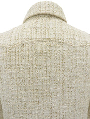 2001 Tweed CC Mark Button Jacket, Brown/Multi