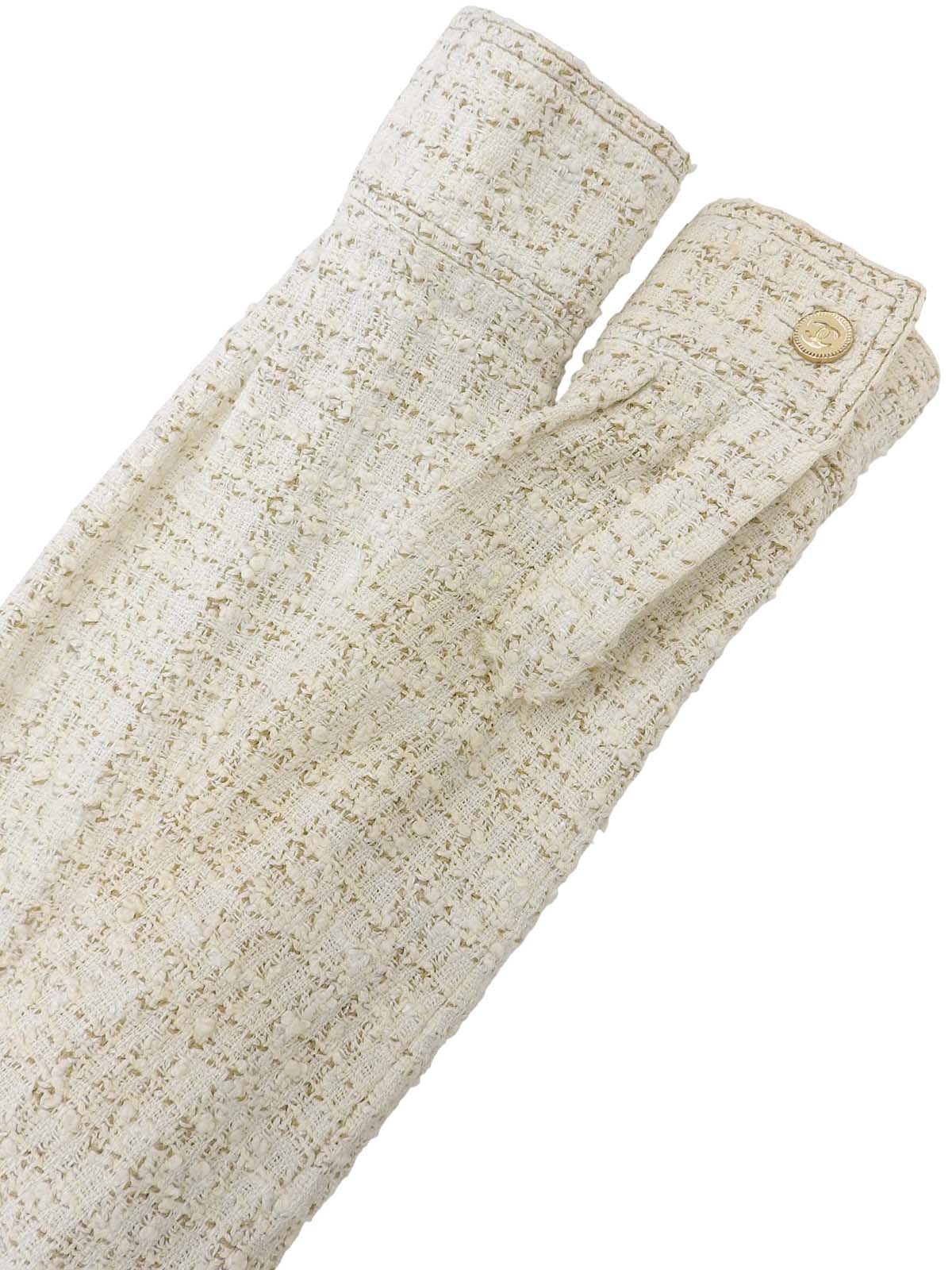 2001 Tweed CC Mark Button Jacket, Brown/Multi