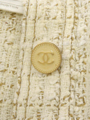 2001 Tweed CC Mark Button Jacket, Brown/Multi