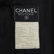 1994 Tweed CC Mark Button Jacket #38 Black/White