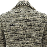 1994 Tweed CC Mark Button Jacket #38 Black/White
