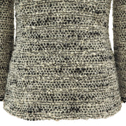 1994 Tweed CC Mark Button Jacket #38 Black/White