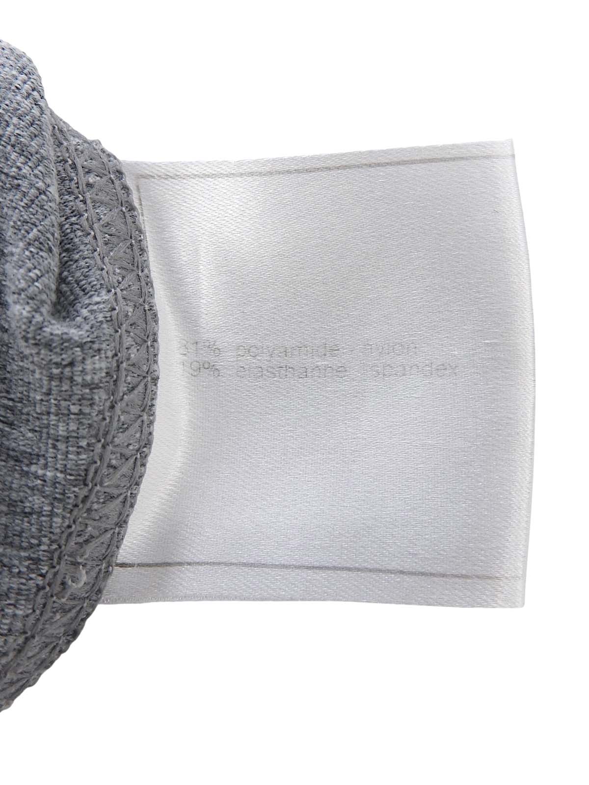 1998 CC mark embroidered sleeveless dress in gray