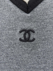 1998年製 CCマーク刺繍ノースリーブワンピース #36 グレー