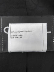 2009 Leather Trim Design Rider's Jacket Black