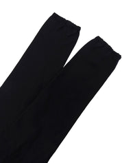 Silk Zip-Up Blouson in Black