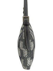 Anagram Logo Shoulder Bag Navy