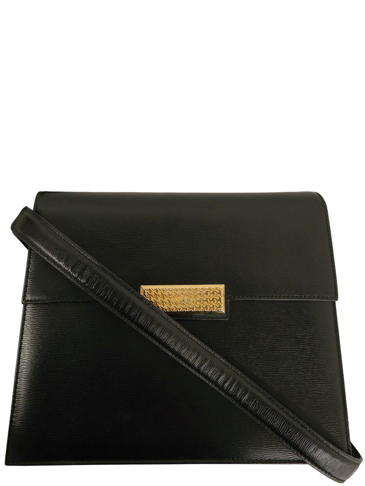 带Logo铭牌的黑色双向包