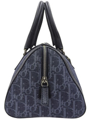 Flight Line Trotter 图案手提包，海军蓝/橙色