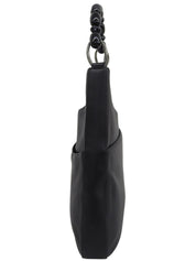 Maris Pearl Logo Plate One Shoulder Bag Black