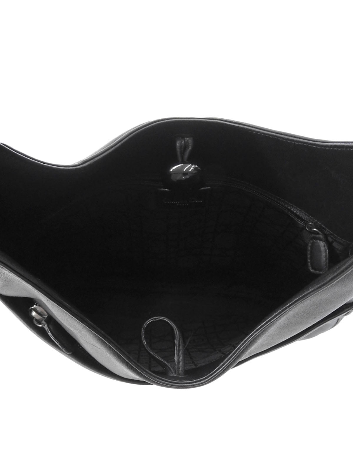 Maris Pearl Logo Plate One Shoulder Bag Black