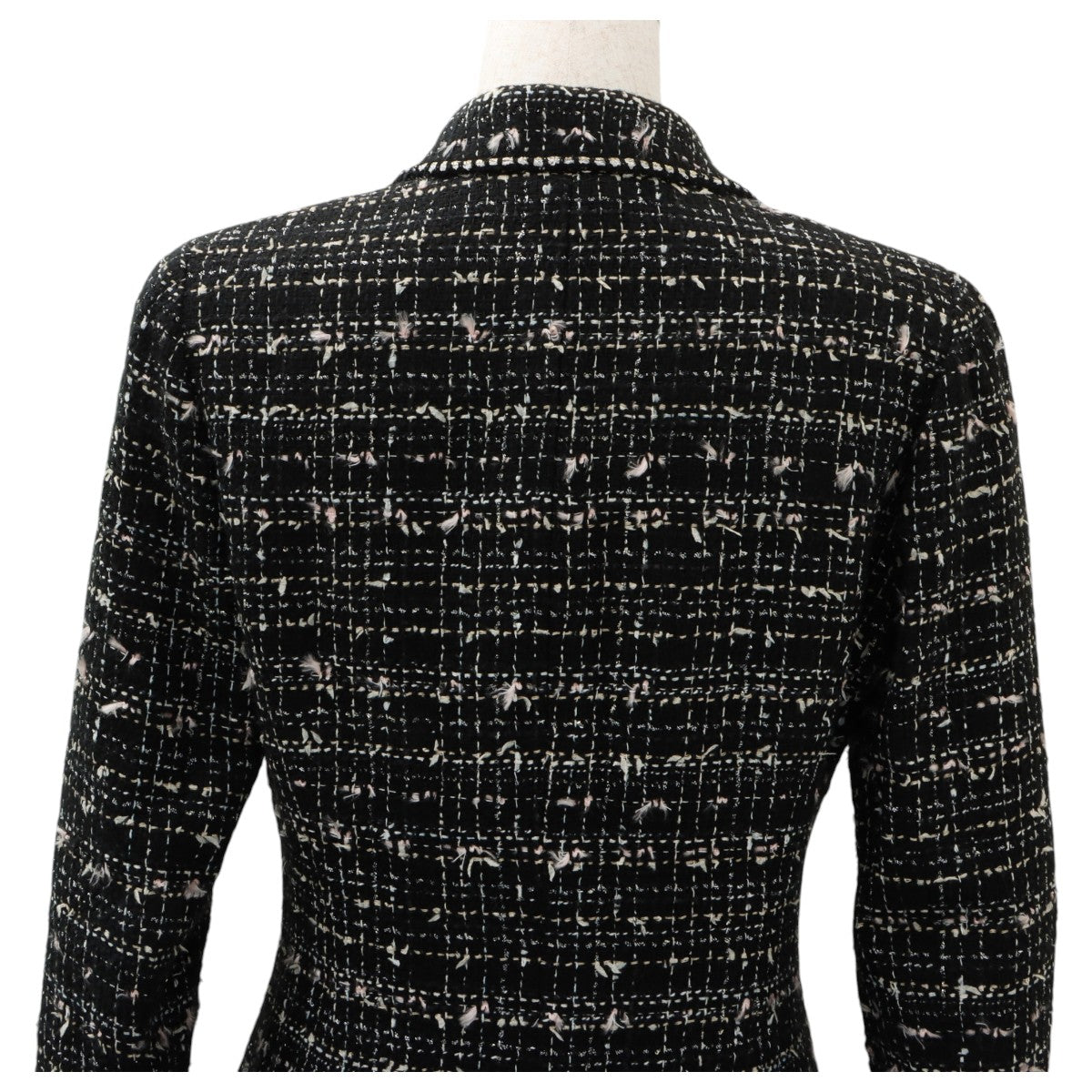 2005 Tweed CC Mark Emblem Patch Jacket #38 Black