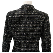 2005 Tweed CC Mark Emblem Patch Jacket #38 Black