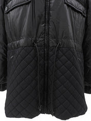 CC Mark Button Quilted Jacket #38 Black