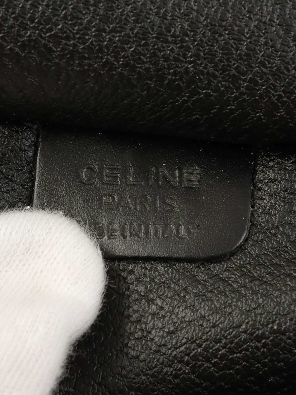 Macadam图案Logo缝线化妆包 棕色/黑色