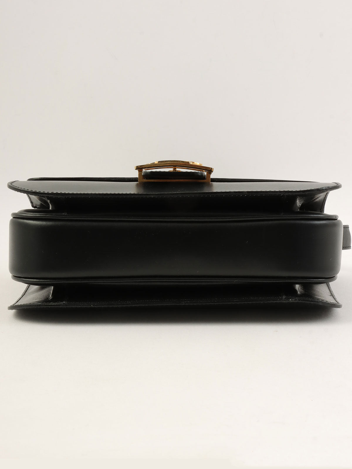 马车图案黑色单肩包