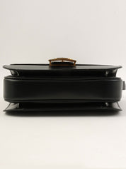 马车图案黑色单肩包