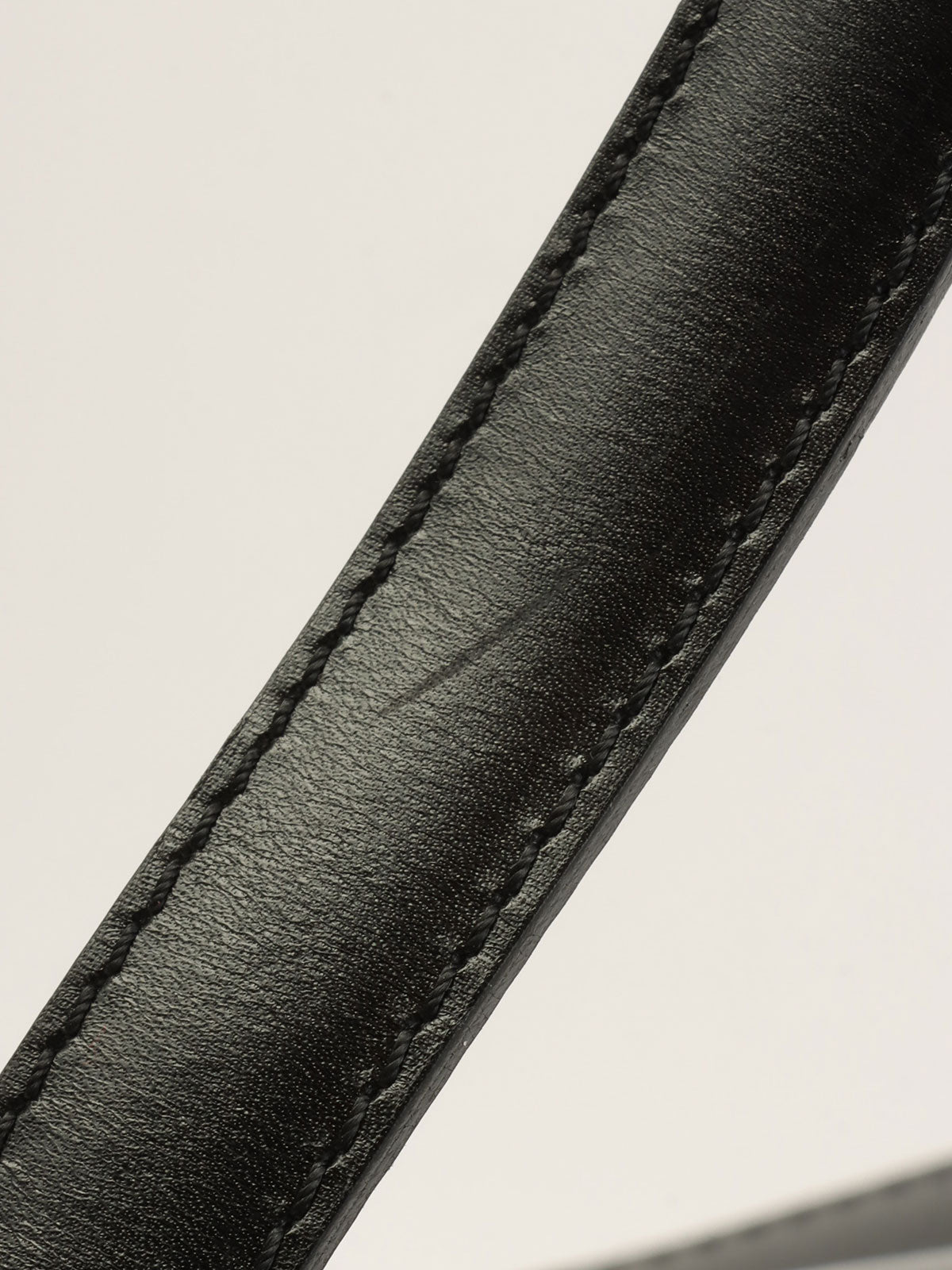 ホースキャリッジプレートショルダーバッグ ブラック