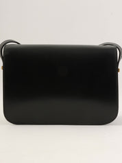 ホースキャリッジプレートショルダーバッグ ブラック