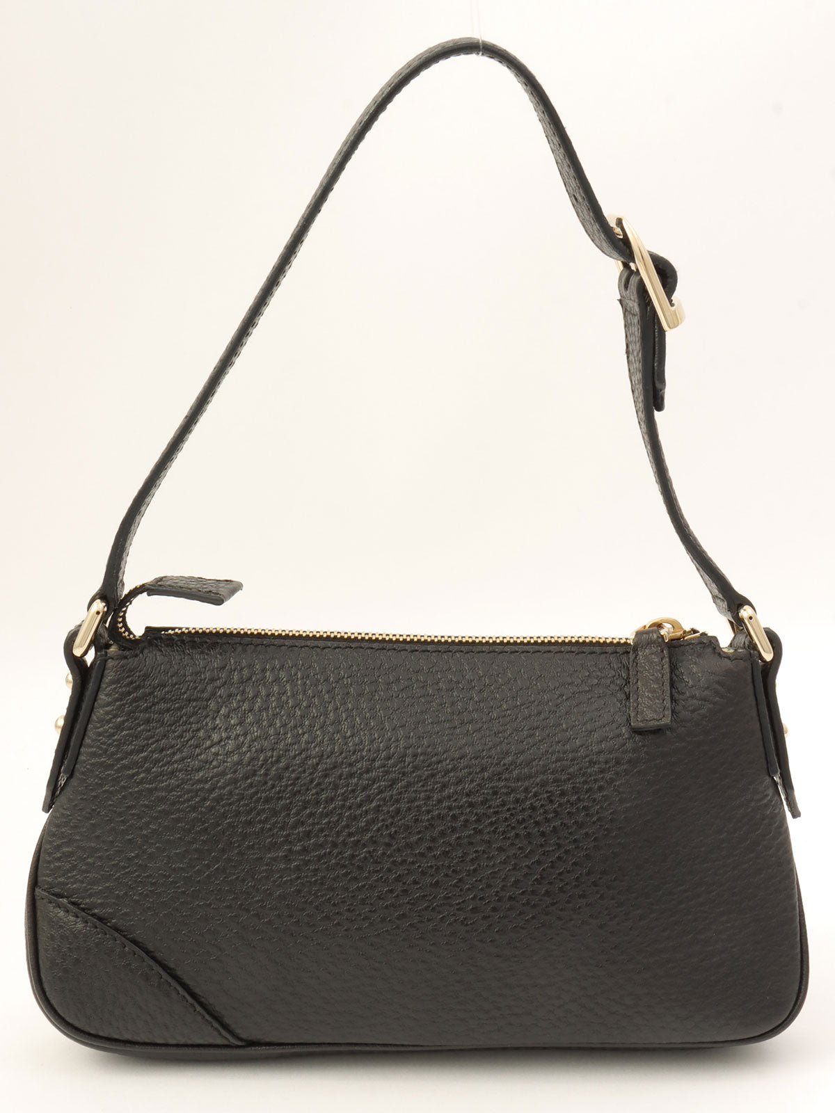 Horsebit Plate Mini Handbag Black