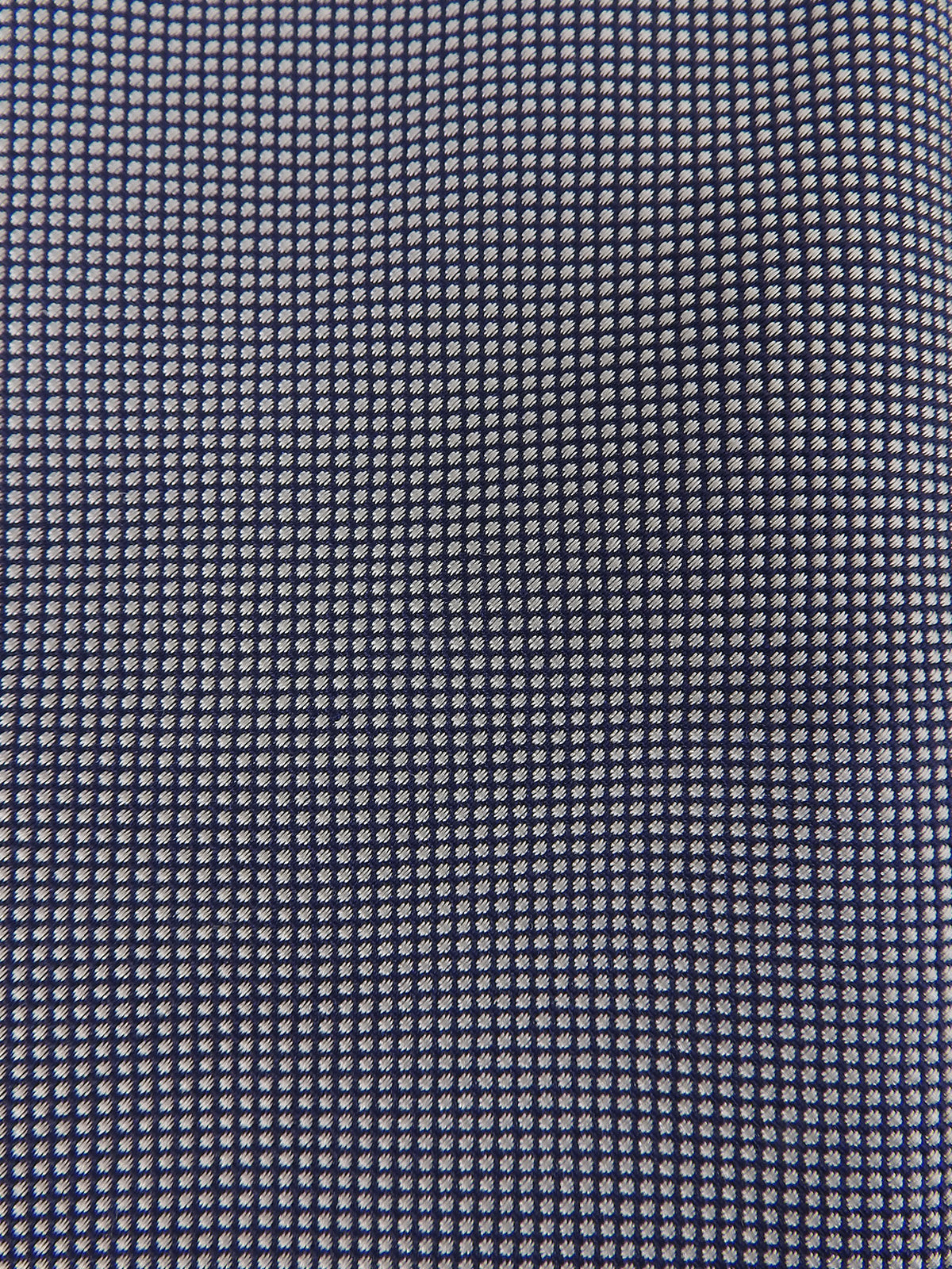 Design Pattern Tie White/Navy