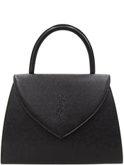 黑色压纹Logo手提包