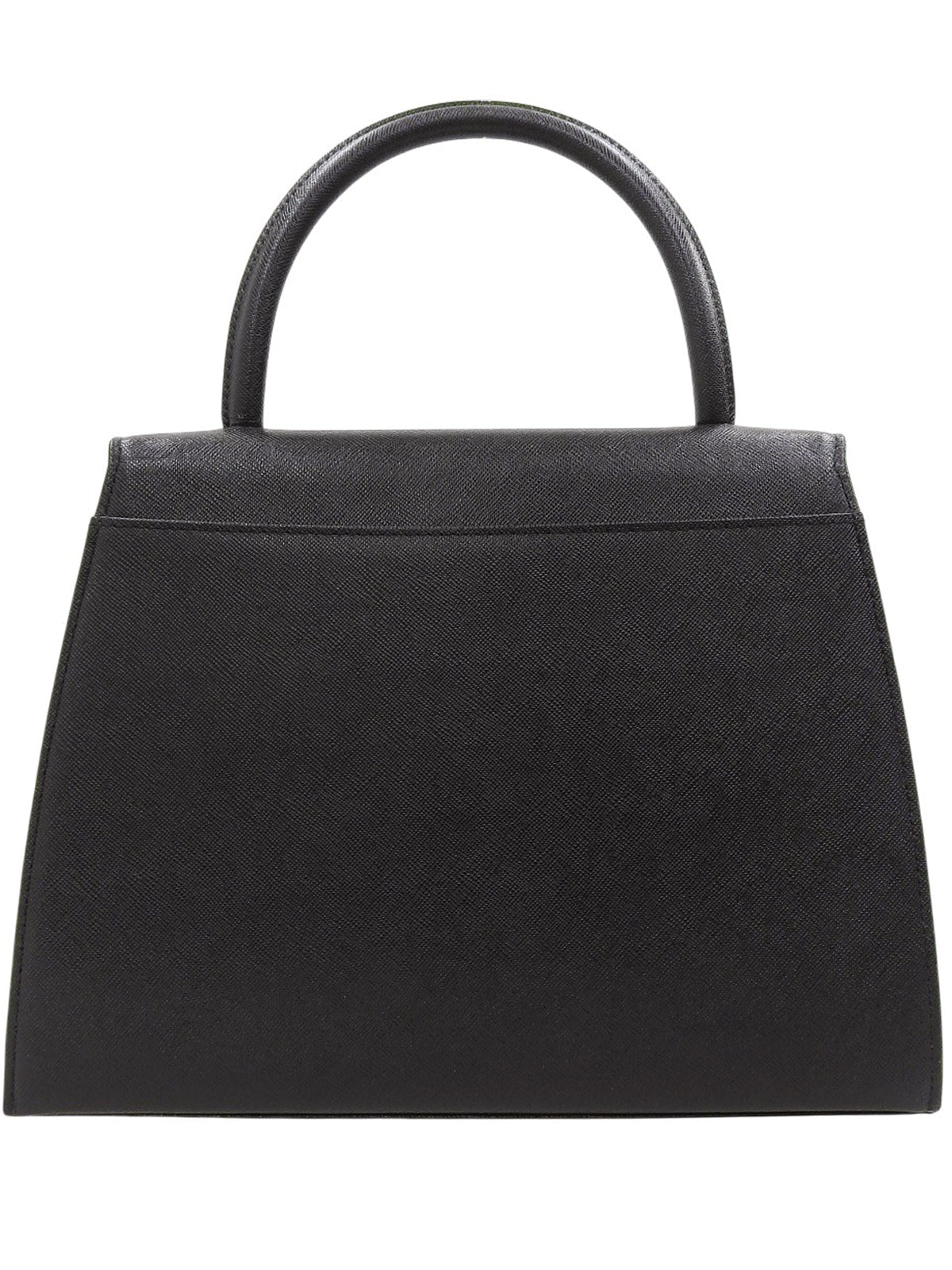 黑色压纹Logo手提包