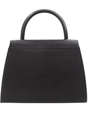 黑色压纹Logo手提包