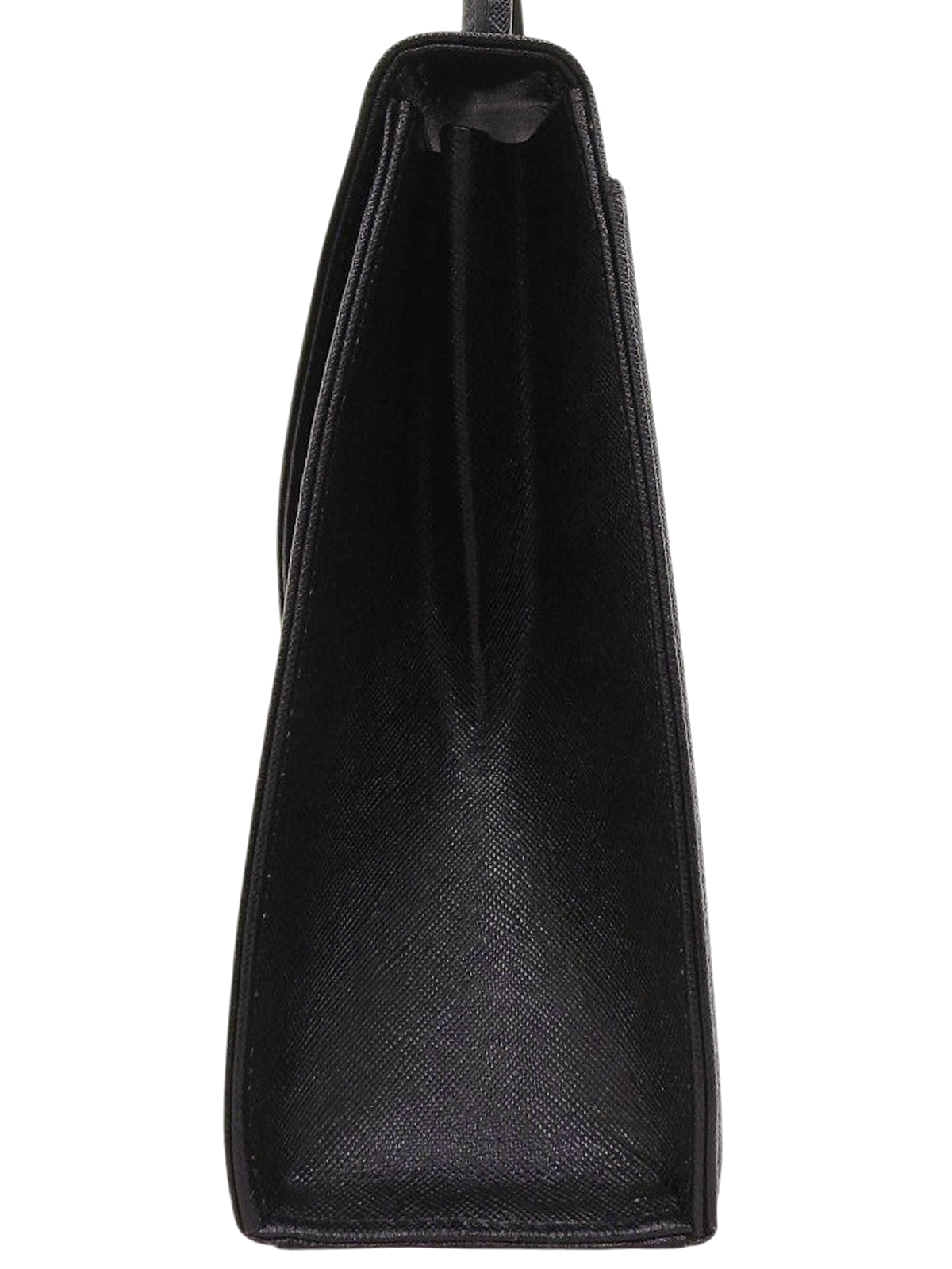 黑色压纹Logo手提包