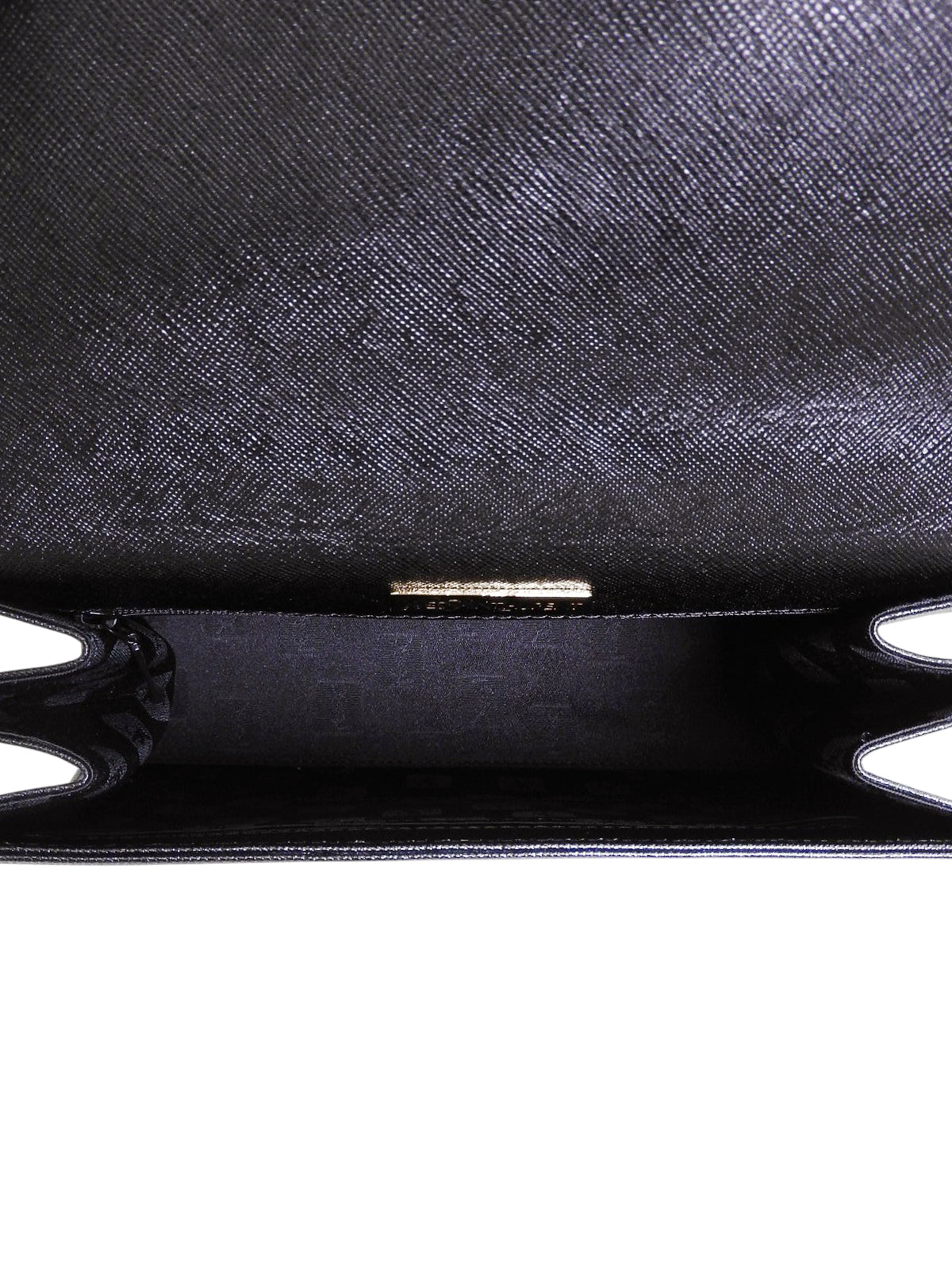 黑色压纹Logo手提包