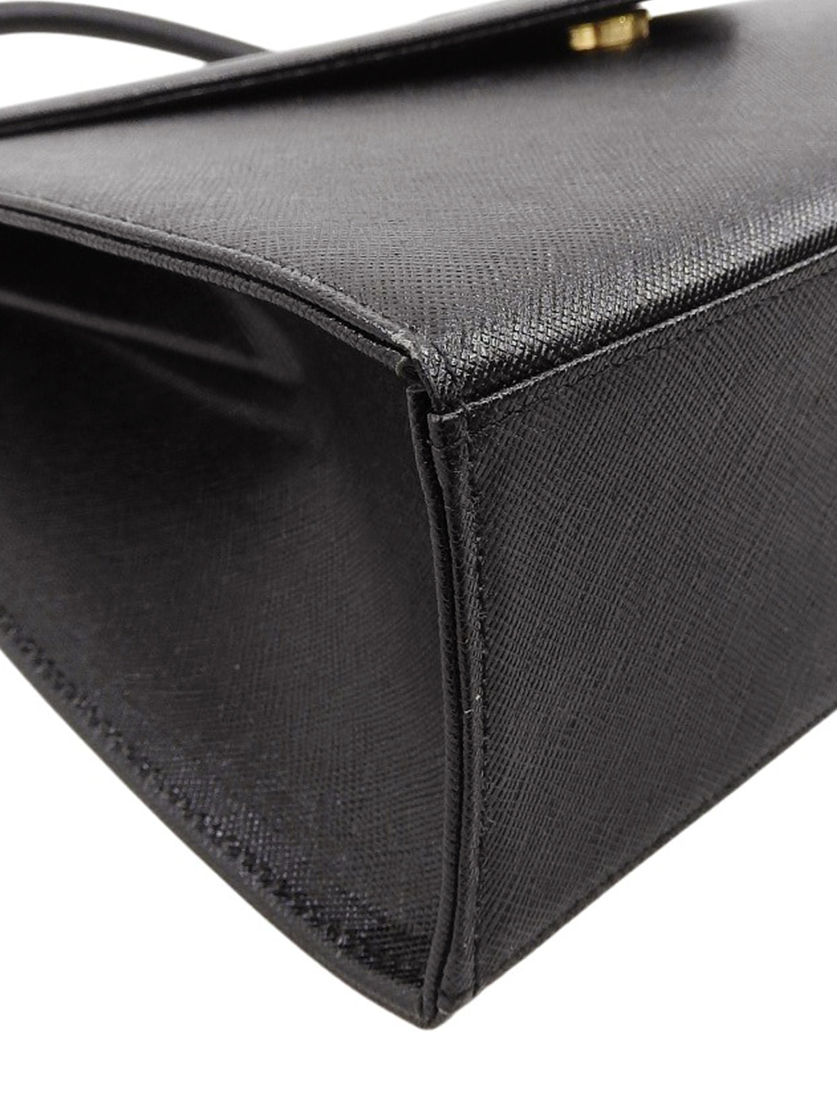 黑色压纹Logo手提包