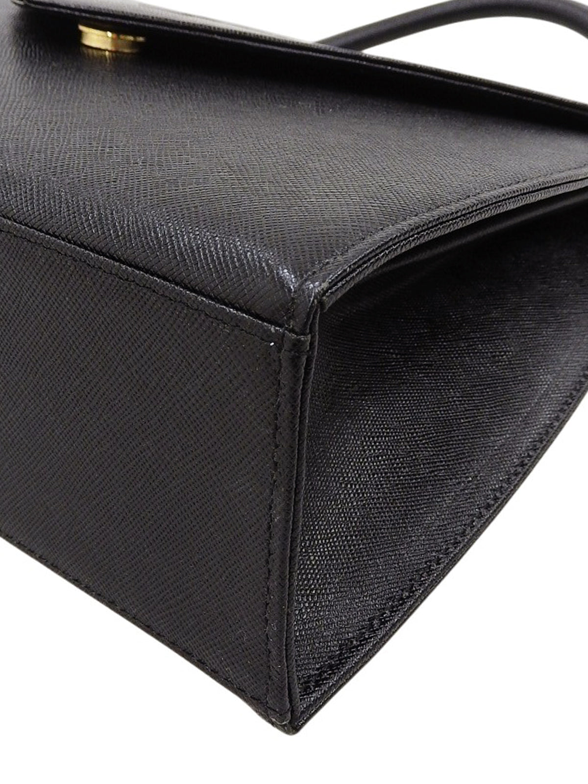 黑色压纹Logo手提包