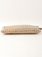 Intrecciato Chain Wallet Pink Beige