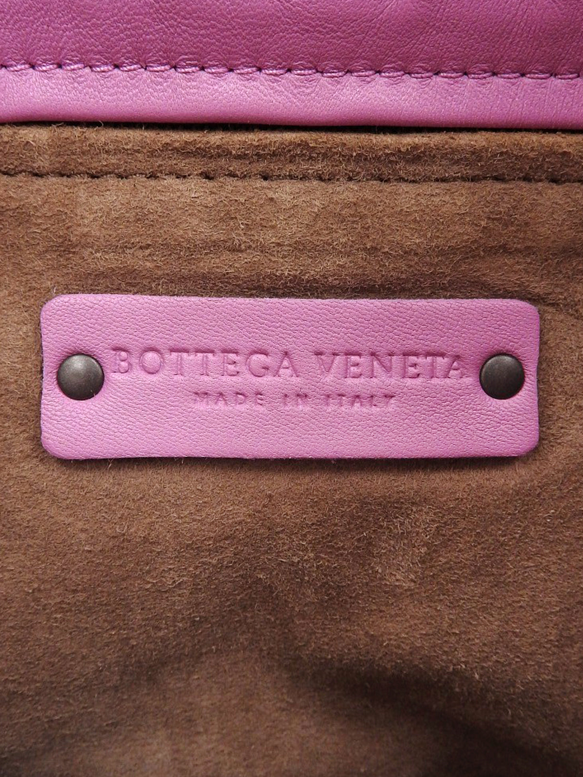 イントレチャートハンドバッグ パープル