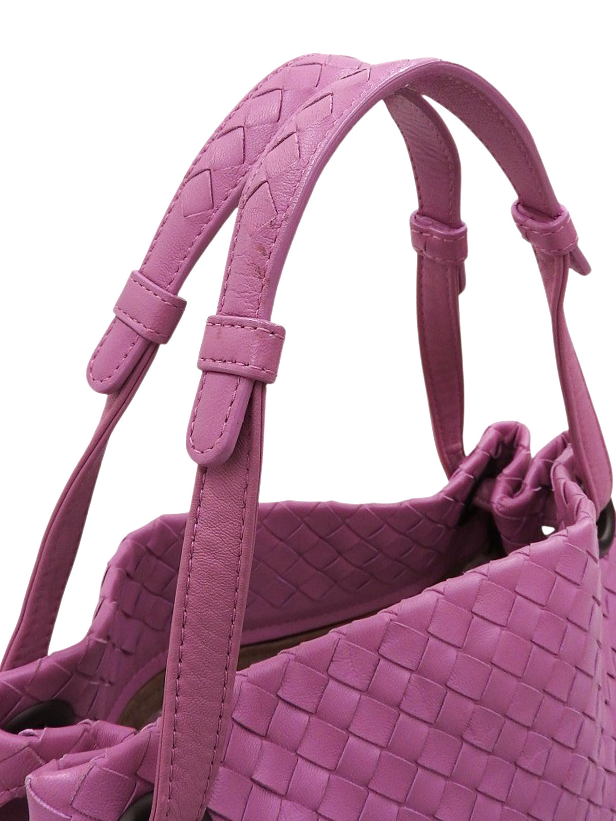 イントレチャートハンドバッグ パープル