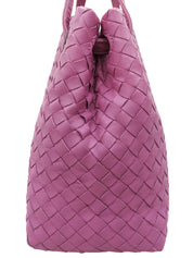 イントレチャートハンドバッグ パープル