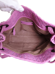 イントレチャートハンドバッグ パープル